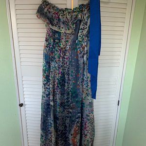 Long Strapless Dress Size Small